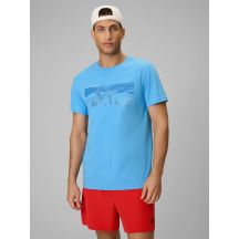 Herren-T-Shirt mit regulärem Aufdruck 4F 4FWSS26TTSHM3035-33S