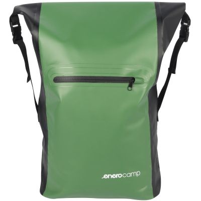 8. 25L WASSERDICHTER RUCKSACK GREEN ENERO CAMP