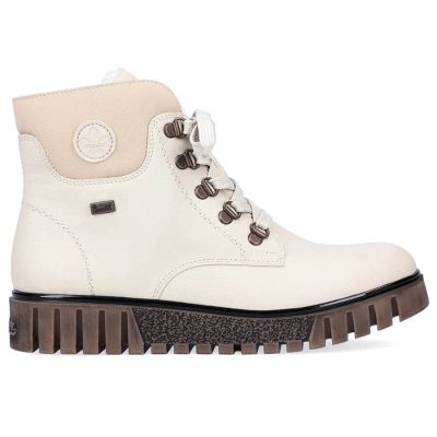 49. Wasserdichte Damen-Trekkingstiefeletten in Beige Rieker Y3433-60