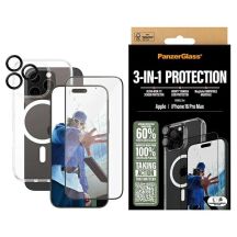 PanzerGlass Bundle 3in1 iPhone 16 Pro Max 6,9" D3O Hardcase + Displayschutzfolie UWF+ Objektiv B1294+2864+1284