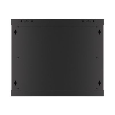 6. LANBERG Wandregalschrank 19" 9HE 600x450 Metalltür Schwarz (Bausatz) WF01-6409-00B
