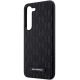 6. Karl Lagerfeld Saffiano Mono Metal Logo Hülle für Samsung Galaxy S24 – Schwarz