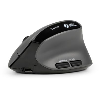 3. BakkerElkhuizen MidWay-Büromaus, rechtsseitig, kabellos (RF), Bluetooth, USB Typ-C, optisch, 2400 DPI