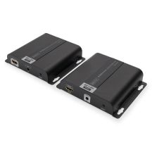 HDMI-Extender IP/Cat.5/6/7 120m 4K 30Hz UHD PoEHDCP 1.4 IR-Audio (Kit)