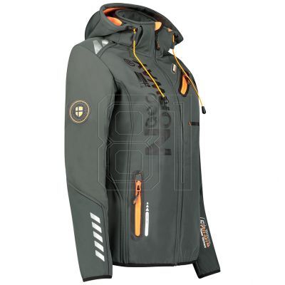 2. Geographical Norway Reine Ass A EO DB 007 W Softshelljacke WU8184F/GNO-Dunkelgrau/Orange