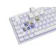 8. GENESIS Thor 404 TKL Gaming-Tastatur USB QWERTY Amerikanische Internationale Tastatur Weiß
