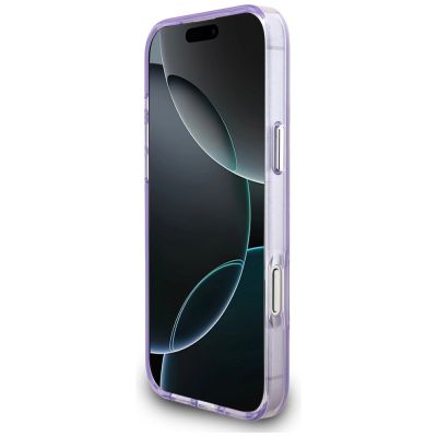 5. Karl Lagerfeld IML Aquarelle Karl & Choupette & Logo MagSafe Hülle für iPhone 17 Pro Max - Lila