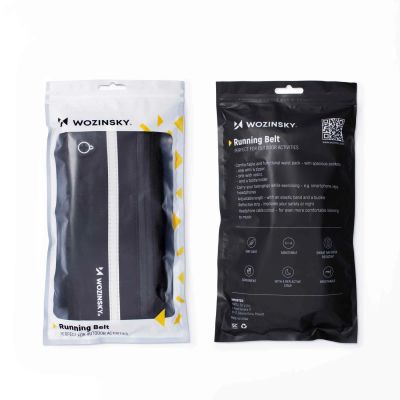 14. Laufgürtel Wozinsky schwarz (WRBBK1)