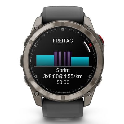 8. Garmin Fenix 8 Pro AMOLED 51mm Saphir-Titan Sportuhr