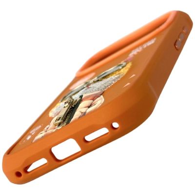 5. Nimmy Cool&Cute 2.0 Katzenhülle für iPhone 17 Pro Max – Orange