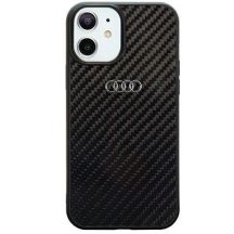 Audi Carbon Fiber iPhone 11 / Xr 6,1" schwarz/schwarzes Hardcase AU-TPUPCIP11-R8/D2-BK