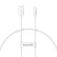 Baseus Superior Series 100W USB-A-auf-USB-C-Kabel 0,25 m – Weiß