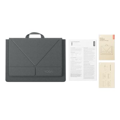 8. Lenovo | Yoga-Taschenhülle | Passend bis Größe 14" | Hülle | Grau