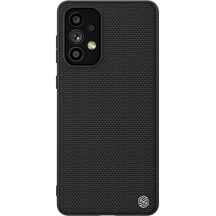 Nillkin Textured Case robuste, verstärkte Hülle mit Gelrahmen und Nylonrückseite für Samsung Galaxy A73 schwarz