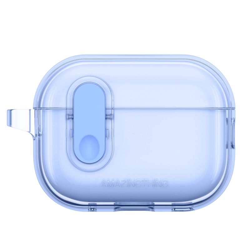AmazingThing Minimal Case für AirPods Pro 2, Silikonhülle, Marineblau