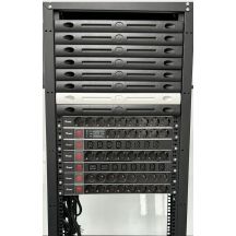 Equip 333319 PDU Stromverteilungseinheit 6 x Netzwerkdosen 1U Schwarz