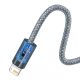 4. Baseus Kabel für iPhone USB - Lightning 2m, 2.4A grau (CALD000516)
