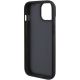 7. BMW Leder Hot Stamp Hülle für iPhone 15 Plus – Schwarz