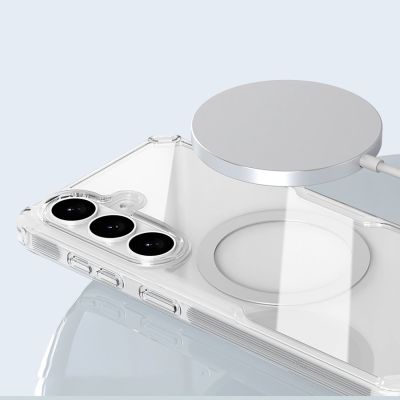 11. Nillkin Nature TPU Pro Hülle kompatibel mit MagSafe für Samsung Galaxy S26+ - Weiß