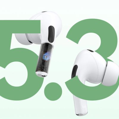 9. Dudao U19 In-Ear TWS kabelloser Bluetooth 5.3 Kopfhörer mit LED-Anzeige – Weiß