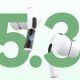 9. Dudao U19 In-Ear TWS kabelloser Bluetooth 5.3 Kopfhörer mit LED-Anzeige – Weiß