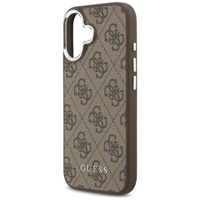 6. Guess 4G Classic Logo MagSafe Hülle für iPhone 17 - Braun