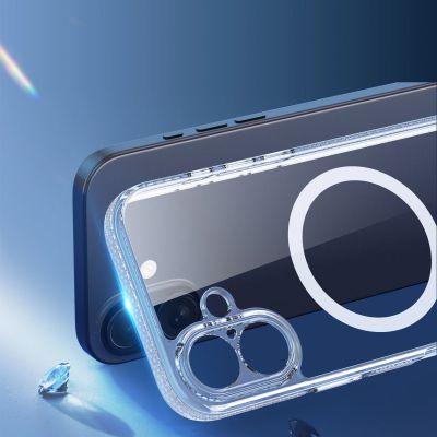 7. Dux Ducis Clin Mag Case für iPhone 17, kompatibel mit MagSafe, transparent