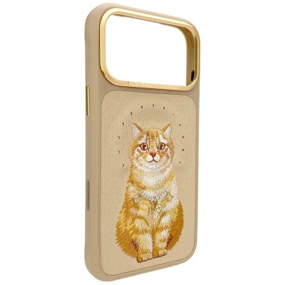 3. Nimmy Lucky Fashion Cat MagSafe Hülle für iPhone 17 Pro Max – braun