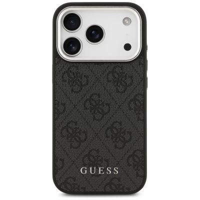 3. Guess 4G Classic Logo MagSafe Hülle für iPhone 17 Pro - Schwarz