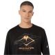 4. ASICS Fujitrail Logo LS Top 2011D391-001 Schwarz L