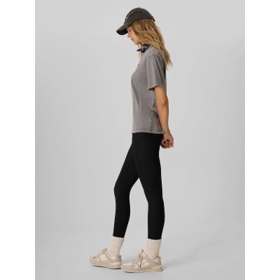 4. Locker geschnittenes Damen-T-Shirt mit Aufdruck 4F 4FKAW26TTSHF4506-26S
