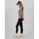 4. Locker geschnittenes Damen-T-Shirt mit Aufdruck 4F 4FKAW26TTSHF4506-26S