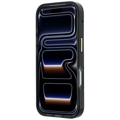 5. Karl Lagerfeld IML Signature Zebra Glitter MagSafe Hülle für iPhone 17 Pro / 18 Pro - Gold