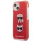 2. Karl Lagerfeld Karl&Choupette Head Case für iPhone 13/14/15 - Rot