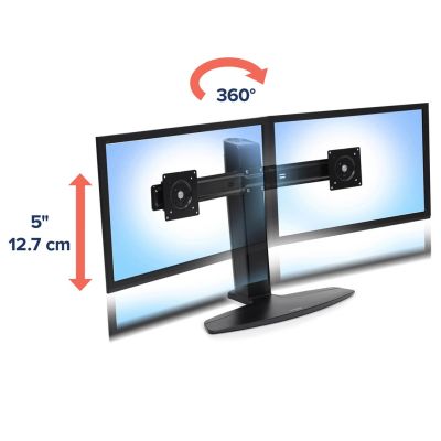6. Ergotron NEOFLEX Dual Monitor Lift Stand/24 Zoll 6,4-15,4 kg Hubhöhe 12,7 MISD 3 Jahre
