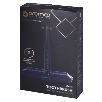 6. ORO-SONIC X PRO NAVY BLUE Schallzahnbürste