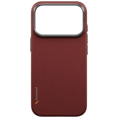 5. Uniq Keva EDGE Magclick Ladehülle für iPhone 18 Pro / 17 Pro – Rot