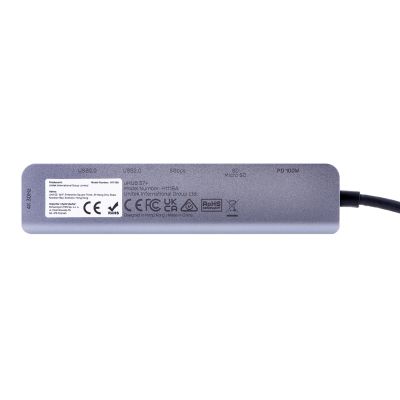 20. UNITEK HUB USB-C 7-in-1, HDMI 4K, PD 100W, 5GBPS, Aluminium