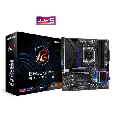 7. Asrock B650M PG Riptide AMD B650 Sockel AM5 Micro-ATX