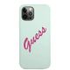 3. Guess, GUHCP12LLSVSBF iPhone 12 Pro Max 6,7" blau fuchsia/blau fuschia Hardcase Silikon Vintage