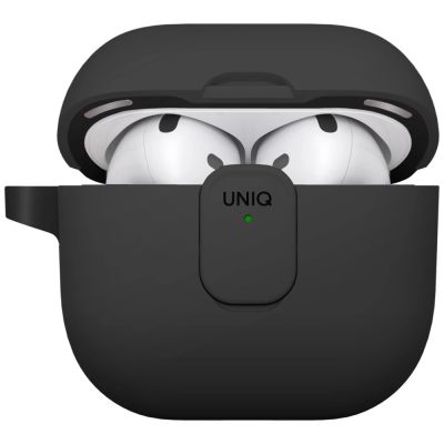 3. Uniq Clyde Lock Case für AirPods 4 – Schwarz