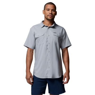 Columbia Utilizer II Solid Kurzarmhemd 1577762039 Grau L