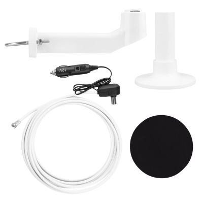 6. MACLEAN Mehrdirektionale DVB-T/T2-HEVC-Antenne, aktiv, für Camper, 12 V MCTV-103