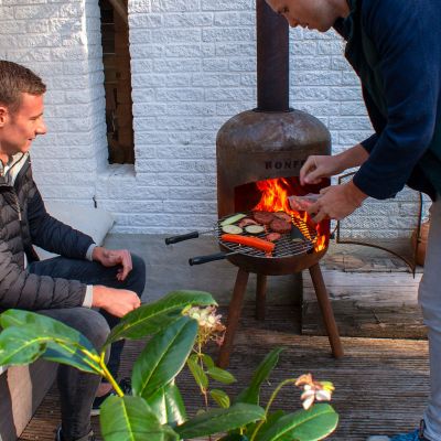 29. Bonfeu Bonbono Gartenkamin rostig 4501R