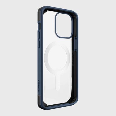 10. Raptic X-Doria Secure Case für iPhone 14 Pro Max mit gepanzerter MagSafe-Hülle blau