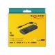 2. DeLOCK 63931 USB 3.2 Gen 1 (3.1 Gen 1) Typ-C Dockingstation Schwarz
