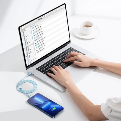 10. Baseus CAJY001303 Lightning – USB-C PD-Kabel 20 W 480 Mbit/s 1,2 m – blau