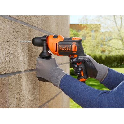 14. Black & Decker BEH710-QS Bohrmaschine, 2800 U/min, Schwarz, Orange