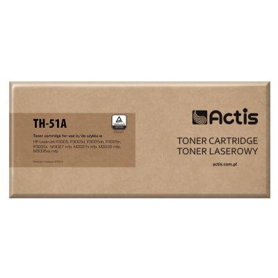 Actis TH-51A Toner (ersetzt HP 51A Q7551A; Standard; 6500 Seiten; Schwarz)