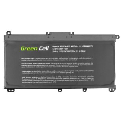 4. GREEN CELL AKKU HP145 TF03XL FÜR HP PAVILION 14 15 15T 15Z 17 17Z 3400 mAh 11,55 V